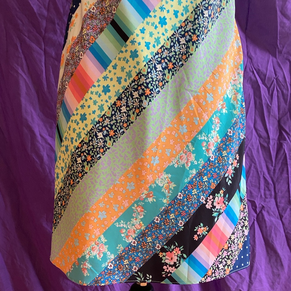 NWT Steve Madden Multicolor/Mixed Pattern Sundress. Size S. - Picture 5 of 7